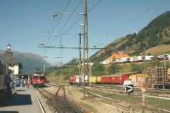 RhB (Rhätische Bahn), Scuol 18. July 2003